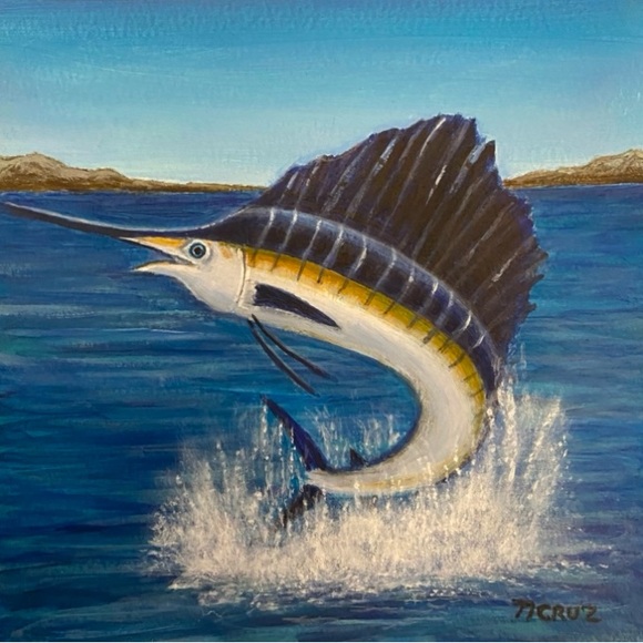 Hand Crafted Other - Handcrafted Artwork-Sailfish